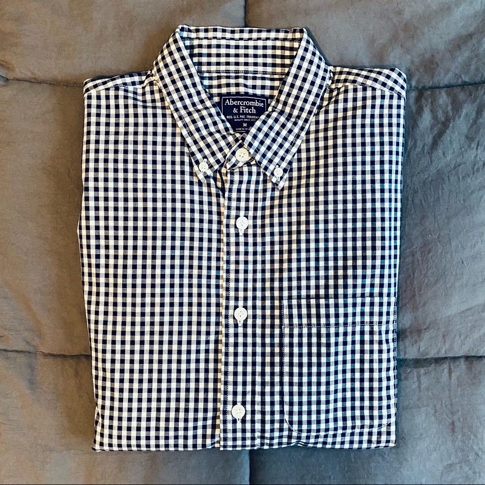 Abercrombie & Fitch Checkered Button Down